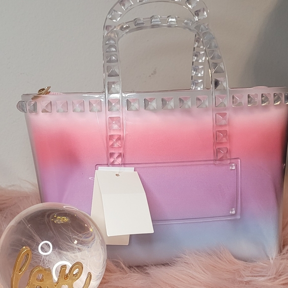 Small Vegan Handbag, Pink - Picture 2 of 4